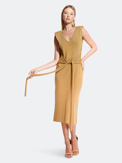 Shop As By Df Mare Knit Dress In Brown