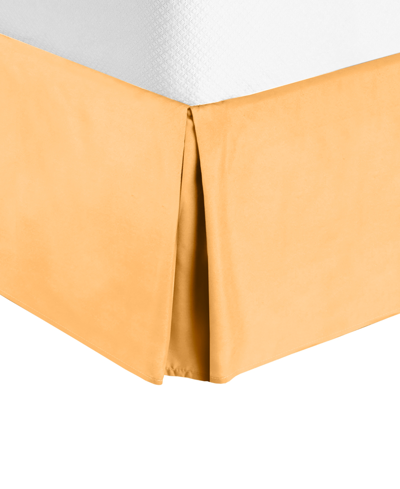 Shop Nestl Bedding Bedding 14" Tailored Drop Premium Bedskirt, Queen In Apricot Orange