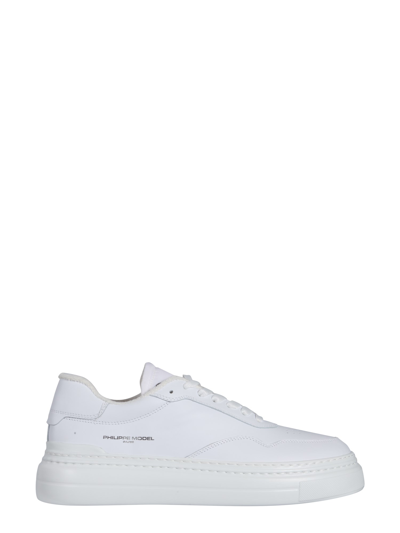 Shop Philippe Model Etienne Sneakers In White