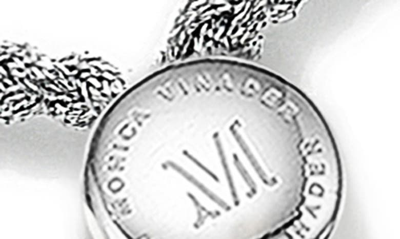 Monica Vinader Fiji Silver Metallica Bracelet In Silver Metallic