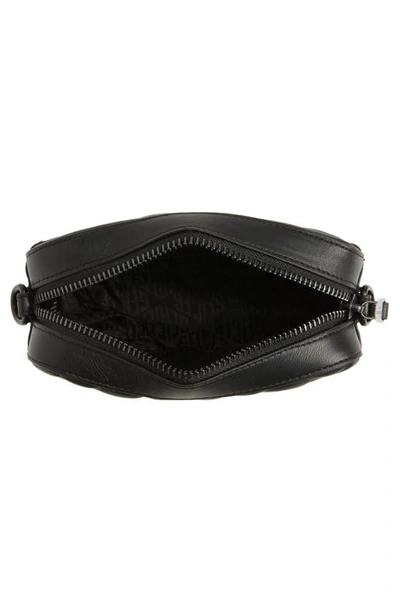 Shop Kurt Geiger Kensington Small Leather Camera Bag In Black