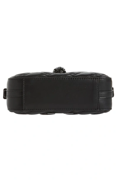 Shop Kurt Geiger Kensington Small Leather Camera Bag In Black