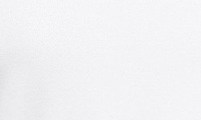English Factory Mixed Media Puff Sleeve Back Bow Dress In White