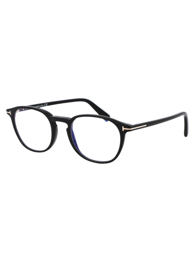 Shop Tom Ford Ft5583-b Glasses In 001 Black