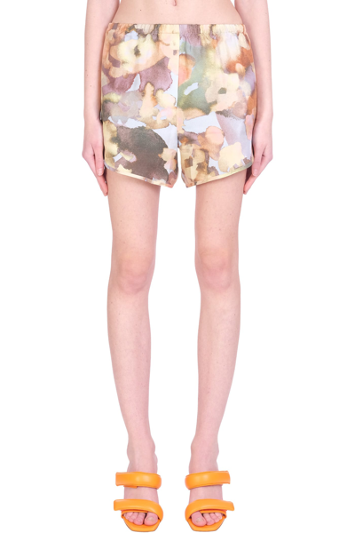 Shop Nanushka Mary Shorts In Multicolor Silk