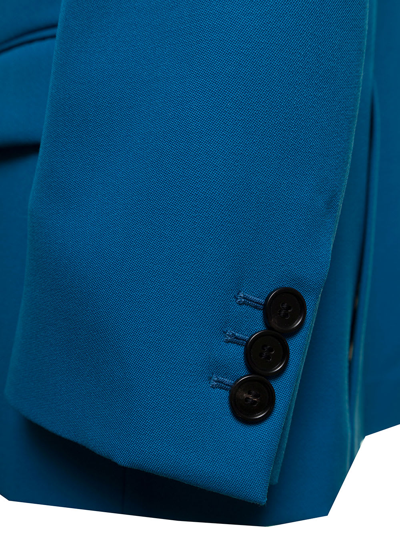 Marni Tailored Single-button Blazer Jacket In Blu