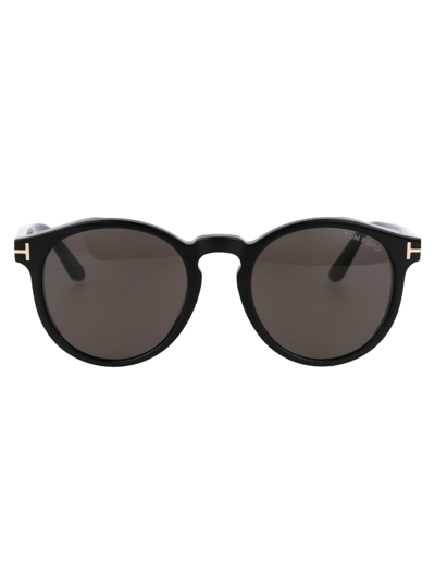 Shop Tom Ford Ft0591 Sunglasses In 01a Black