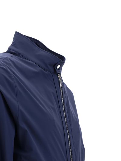 Shop Moorer Alberti-kn Jacket In Blue