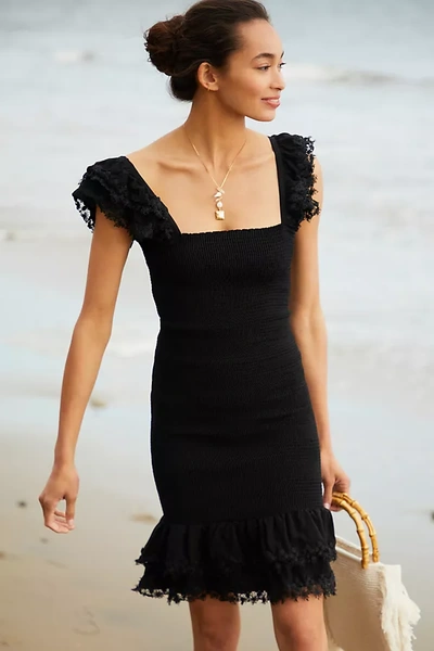 Shop Peixoto Belle Mini Dress In Black