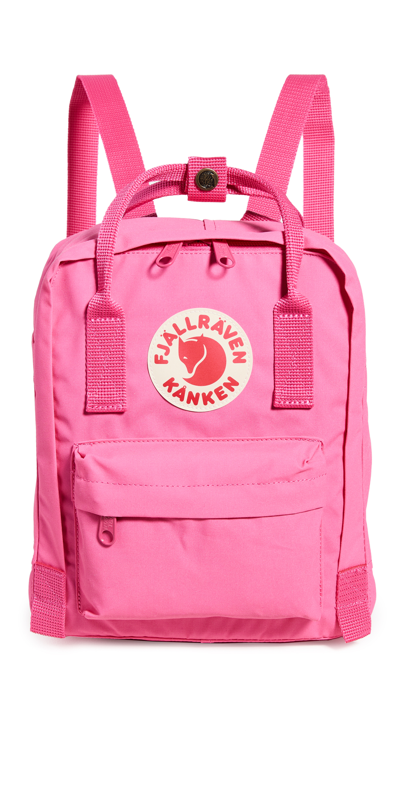 Shop Fjall Raven Kanken Mini Backpack Flamingo Pink One Size