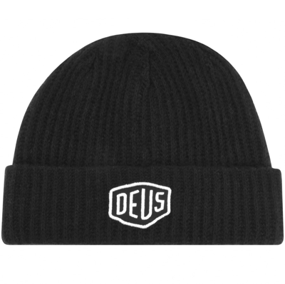 Shop Deus Ex Machina Wool Beanie Hat Black