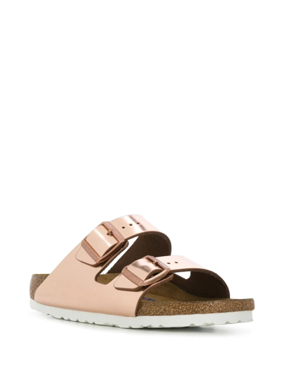 Birkenstock Arizona Slip-on Sandals In Metallic