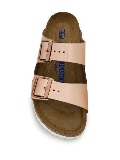 Birkenstock Arizona Slip-on Sandals In Metallic