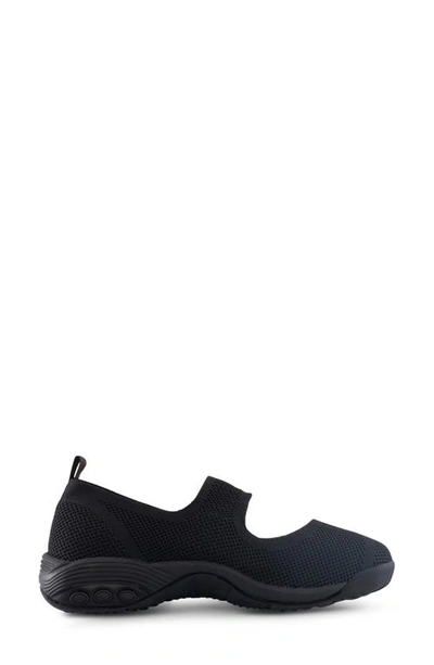 Shop Therafit Lily Mesh Slip-on Shoe In Black