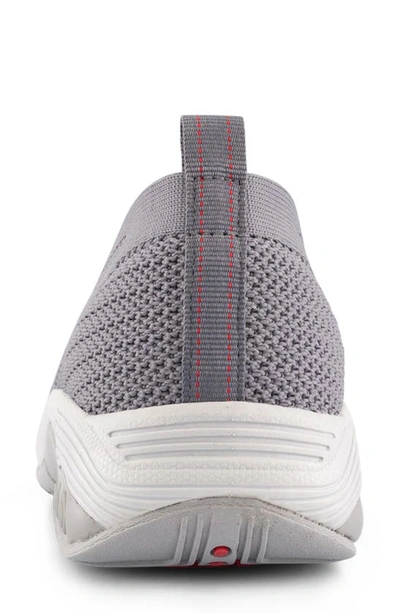 Shop Therafit Lily Mesh Slip-on Shoe In Grey