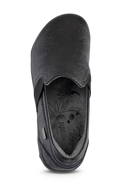 Shop Therafit Annie Slip-on Shoe In Black Floral