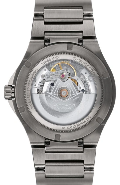Shop Movado S.e. Automatic Bracelet Watch, 41mm In Blue