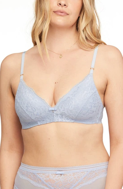 Shop Montelle Intimates Lace Wire Free Bra In Heaven