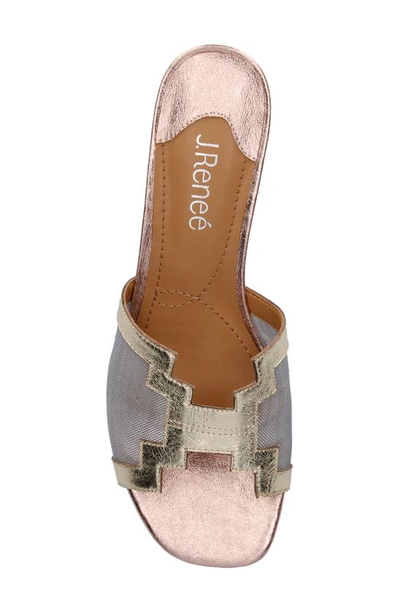 J. Reneé J.renée Amorra Slide Sandal In Metallic