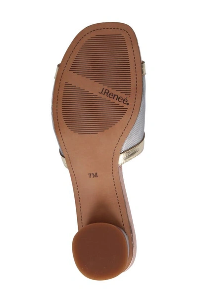 J. Reneé J.renée Amorra Slide Sandal In Metallic