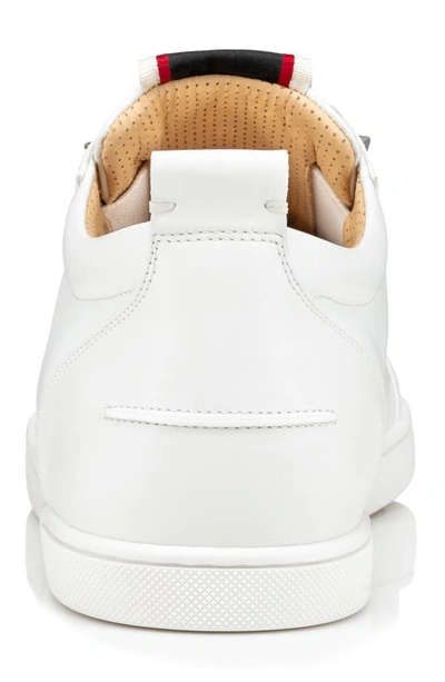 Shop Christian Louboutin F.a.v Fique A Vontade Low Top Sneaker In White