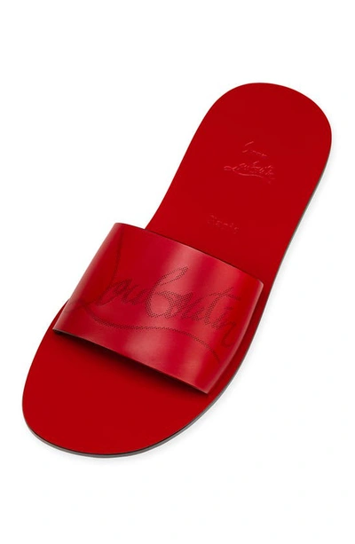 Shop Christian Louboutin Coolraoul Slide Sandal In Loubi