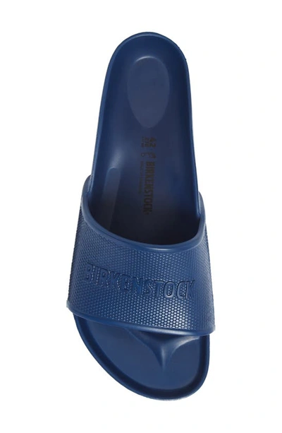 Shop Birkenstock Barbados Slide Sandal In Navy