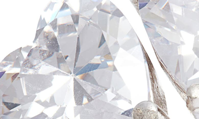 Shymi Two Stone Cubic Zirconia Ring In Silver