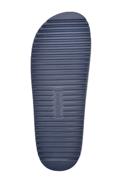 Tommy Hilfiger Redder Mens Slip On Pool Slide Sandals In Dblsy