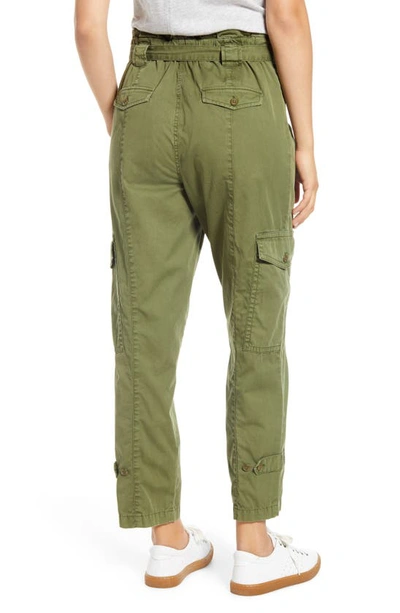 Shop Alex Mill Expedition Washed Twill Ankle Pants In Z/dnuarmy Olive