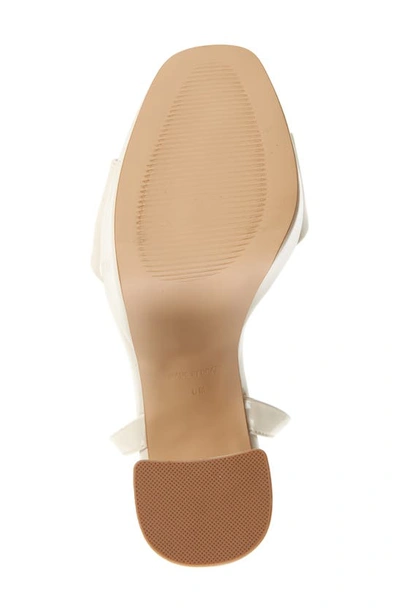 Shop Steve Madden Lessa Platform Ankle Strap Sandal In Bone Patt