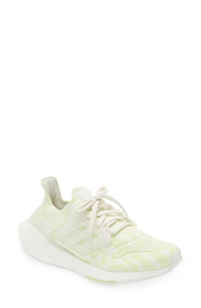 Shop Adidas Originals Ultraboost 22 W Running Shoe In Non-dyed/ Almost Lime