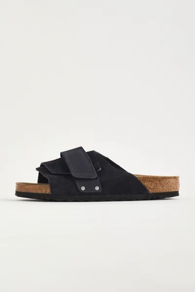 Shop Birkenstock Arizona Kyoto Sandal In Navy Blue At Urban Outfitters