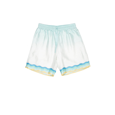 Shop Casablanca Memphis Icon Shorts In Multicolor