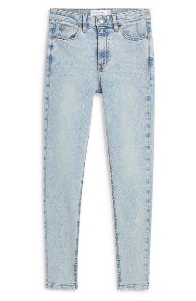 Shop Topshop Jamie Jeans In Light Blue Bleach