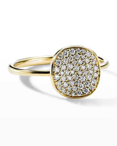 Shop Ippolita Stardust Small Flower Disc Ring With Diamonds And Gold