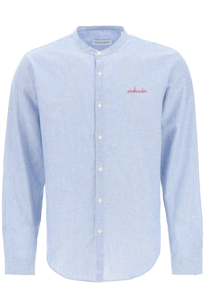 Shop Maison Labiche Embroidered Rennes Shirt In Mixed Colours