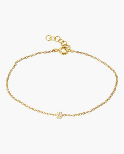 Shop Zoe Lev Diamond Flower Bracelet | Diamonds/yellow Gold