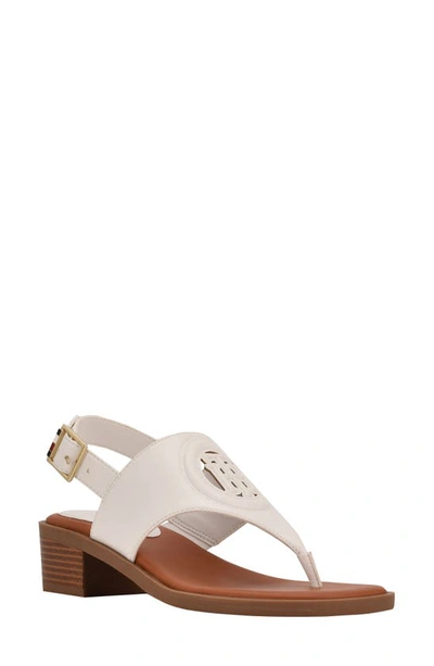Tommy Hilfiger Women's Olaya Low Heeled Sandals Women's Shoes In White |  ModeSens