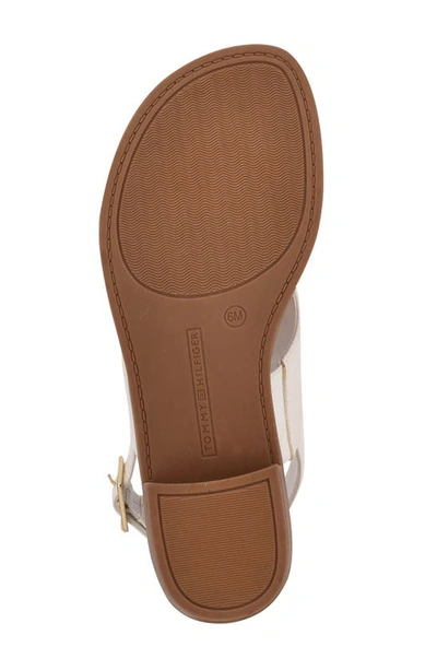 Shop Tommy Hilfiger Olaya Faux Leather Slingback Sandal In White