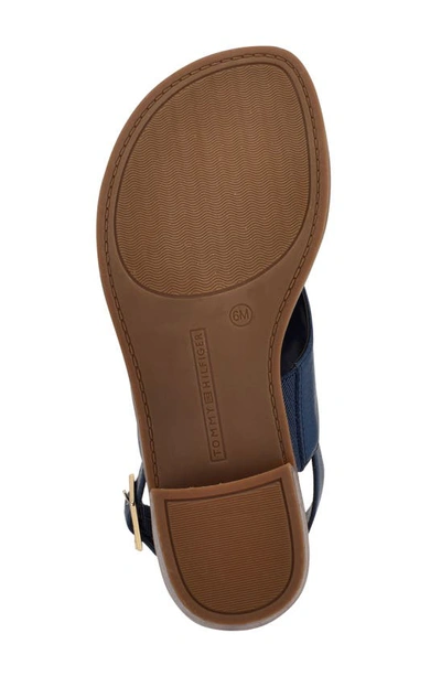 Tommy Hilfiger Women's Olaya Low Heeled Sandals Women's Shoes In Dark Blue  | ModeSens