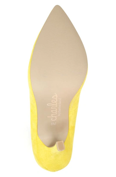 Shop Charles By Charles David Incredibly Pointed Toe Pump In Butter
