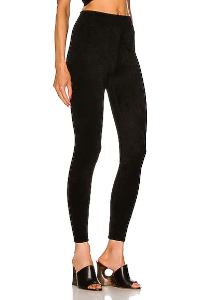 Shop Alaïa High Waisted Legging In Noir