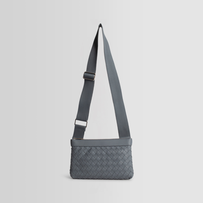 Shop Bottega Veneta Shoulder Bags In Grey