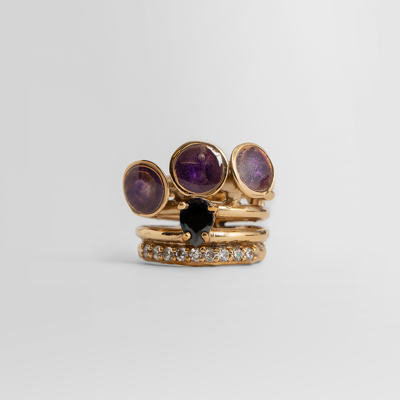 Shop Voodoo Jewels Rings In Purple