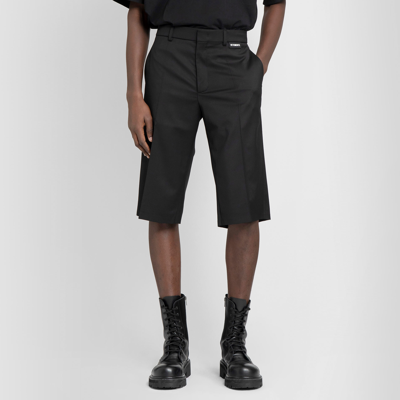 Shop Vetements Shorts In Black