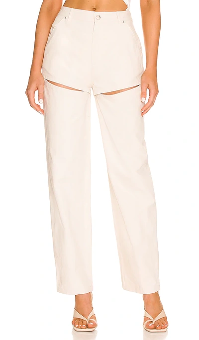 Shop Song Of Style Khari Pant In Ivory