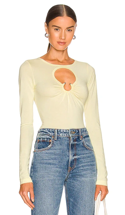 Shop Song Of Style Townes Top In Yellow