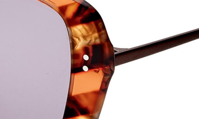 Shop Gemma Styles Baker Street 52mm Square Sunglasses In Tigers Eye