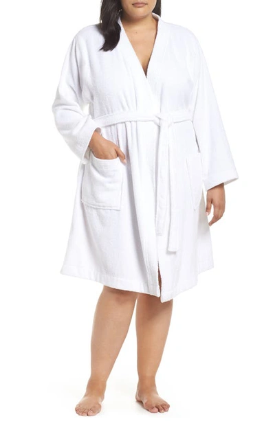 Shop Ugg Lorie Terry Short Robe In White